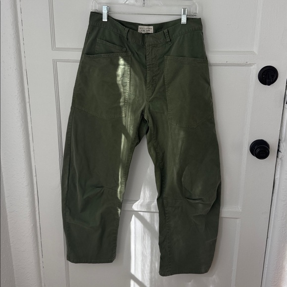 Nili Lotan Olive Green SHON Pant - Picture 2 of 5